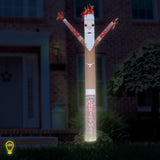 Texas Longhorns<br>Inflatable Crazy Sports Fan Santa