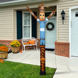 North Carolina Tar Heels<br>Inflatable Crazy Sports Fan Scarecrow