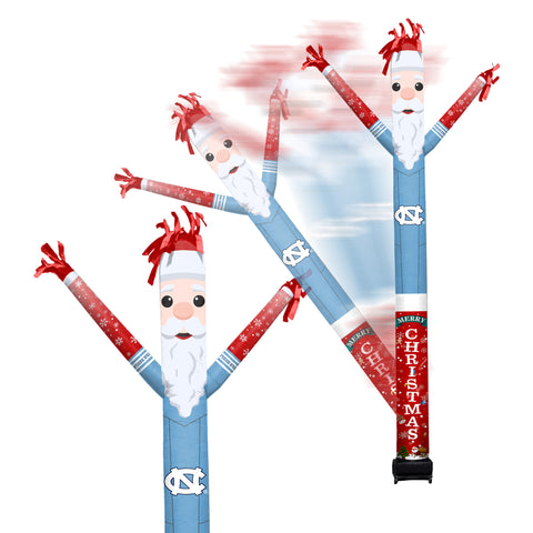 North Carolina Tar Heels<br>Inflatable Crazy Sports Fan Santa