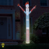 North Carolina Tar Heels<br>Inflatable Crazy Sports Fan Santa