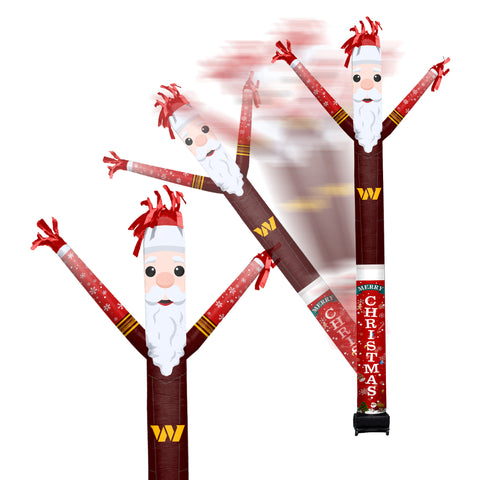 Washington Commanders<br>Inflatable Crazy Sports Fan Santa