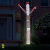 Washington Commanders<br>Inflatable Crazy Sports Fan Santa