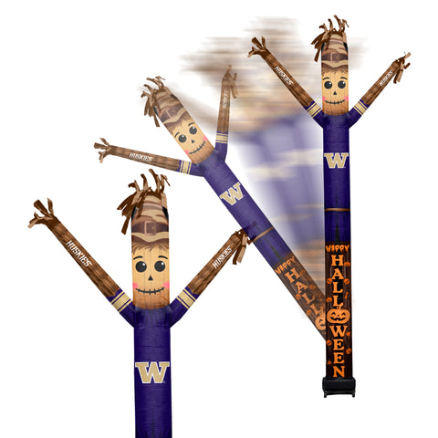 Washington Huskies<br>Inflatable Crazy Sports Fan Scarecrow