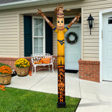 West Virginia Mountaineers<br>Inflatable Crazy Sports Fan Scarecrow