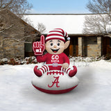 Alabama Crimson Tide<br>Inflatable Elf on the Football