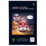 Alabama Crimson Tide<br>Inflatable Elf on the Football