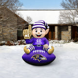 Baltimore Ravens<br>Inflatable Elf on the Football