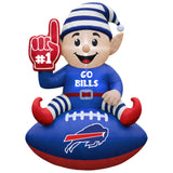 Buffalo Bills<br>Inflatable Elf on the Football