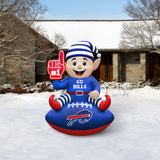 Buffalo Bills<br>Inflatable Elf on the Football