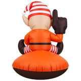 Cleveland Browns<br>Inflatable Elf on the Football