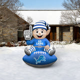 Detroit Lions<br>Inflatable Elf on the Football