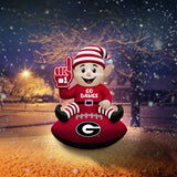 Georgia Bulldogs<br>Inflatable Elf on the Football
