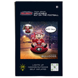 Georgia Bulldogs<br>Inflatable Elf on the Football