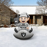 Las Vegas Raiders<br>Inflatable Elf on the Football