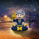 Michigan Wolverines<br>Inflatable Elf on the Football