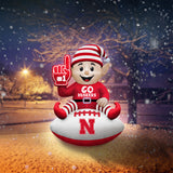 Nebraska Cornhuskers<br>Inflatable Elf on the Football