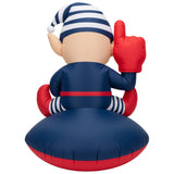 New England Patriots<br>Inflatable Elf on the Football