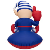 New York Giants<br>Inflatable Elf on the Football