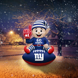 New York Giants<br>Inflatable Elf on the Football