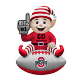 Ohio State Buckeyes<br>Inflatable Elf on the Football