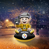 Pittsburgh Steelers<br>Inflatable Elf on the Football