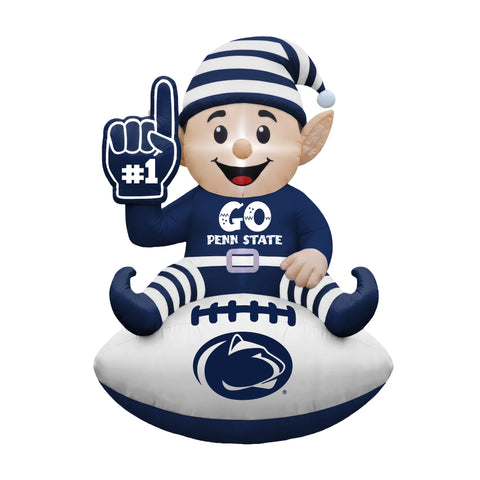 Penn State Nittany Lions<br>Inflatable Elf on the Football