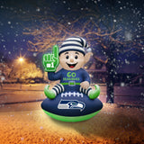 Seattle Seahawks<br>Inflatable Elf on the Football