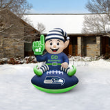 Seattle Seahawks<br>Inflatable Elf on the Football