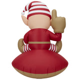 San Francisco 49ers<br>Inflatable Elf on the Football