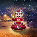 San Francisco 49ers<br>Inflatable Elf on the Football