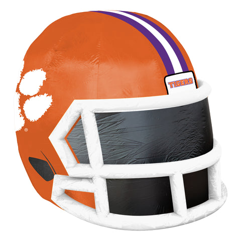 clemson new football helmets Tigers Riddell SpeedFlex Helmet White SportStar Chinstrap Adapter Clemson Tigers - Trevor Lawrence