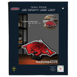 Arkansas Razorbacks<br>LED Infinity Logo Light