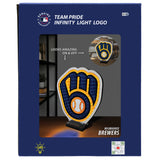 Milwaukee Brewers<br>LED Infinity Logo Light