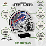 Buffalo Bills<br>LED Infinity Helmet 8 Inch Light