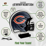 Chicago Bears<br>LED Infinity Helmet 8 Inch Light