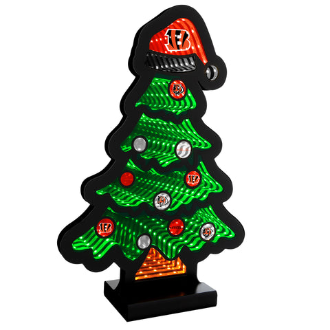 Cincinnati Bengals<br>LED Infinity Christmas Tree Light