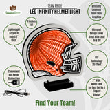 Cleveland Browns<br>LED Infinity Helmet 8 Inch Light