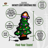 Clemson Tigers<br>LED Infinity Christmas Tree Light