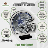 Dallas Cowboys<br>LED Infinity Helmet 8 Inch Light