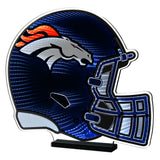 Denver Broncos<br>LED Infinity Helmet 24 Inch Light