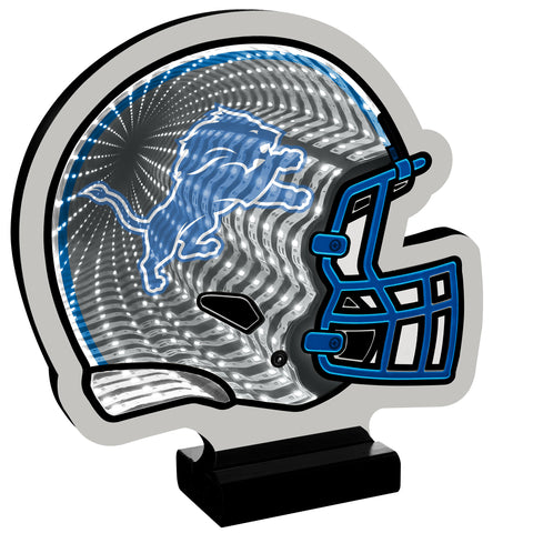 Detroit Lions<br>LED Infinity Helmet 8 Inch Light