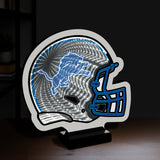 Detroit Lions<br>LED Infinity Helmet 8 Inch Light