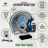 Detroit Lions<br>LED Infinity Helmet 8 Inch Light