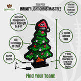 Georgia Bulldogs<br>LED Infinity Christmas Tree Light