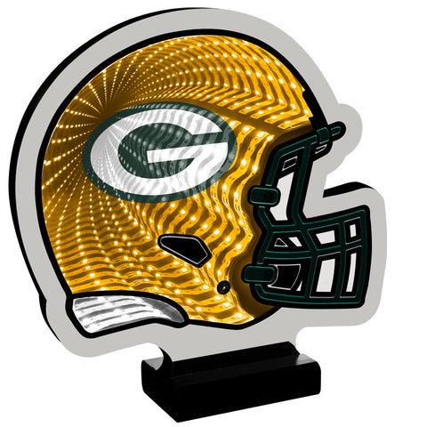 Green Bay Packers<br>LED Infinity Helmet 8 Inch Light