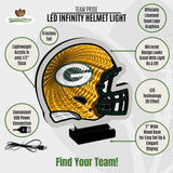 Green Bay Packers<br>LED Infinity Helmet 8 Inch Light