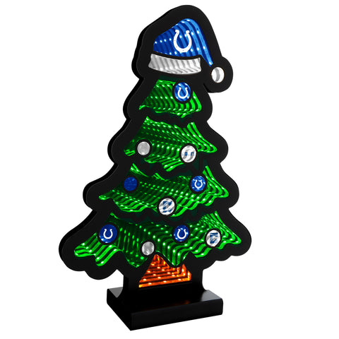 Indianapolis Colts<br>LED Infinity Christmas Tree Light