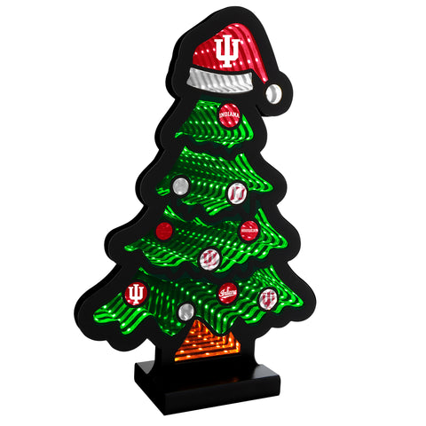 Indiana Hoosiers<br>LED Infinity Christmas Tree Light