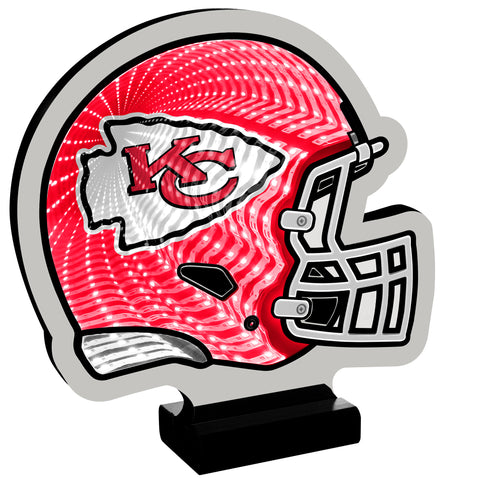 Kansas City Chiefs<br>LED Infinity Helmet 8 Inch Light