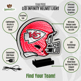 Kansas City Chiefs<br>LED Infinity Helmet 8 Inch Light